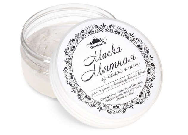Маска СпивакЪ Мятная из белой глины, 180 г