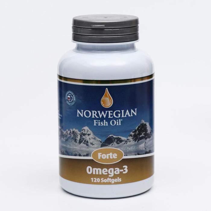 Norwegian Fish Oil Омега-3 Форте, 1 384 мг, 120 шт