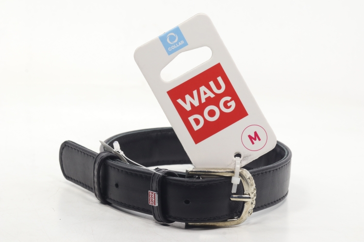 Ошейник COLLAR д/собак серии waudog glamour обхват шеи 38-49 см черный
