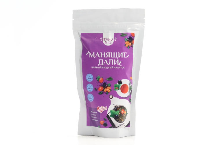 Чай ягодный с листом облепихи Манящие дали, 80 г