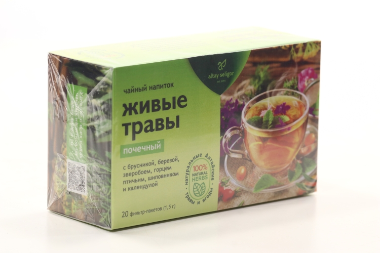 Чайный напиток Алтай-Селигор Живые травы, 1,5 г, 20 шт, ф/п