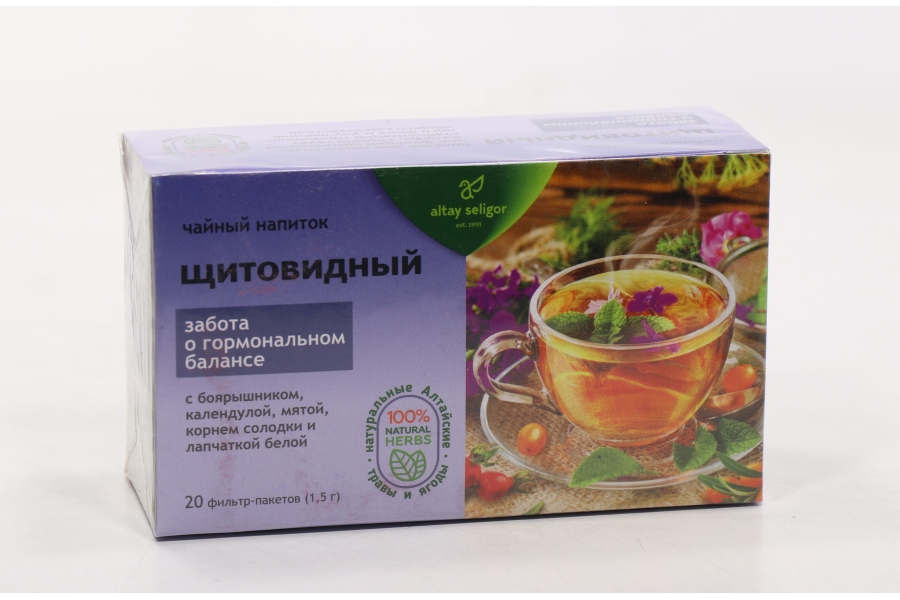 Чайный напиток Алтай-Селигор Щитовидный, 1,5 г, 20 шт, ф/п