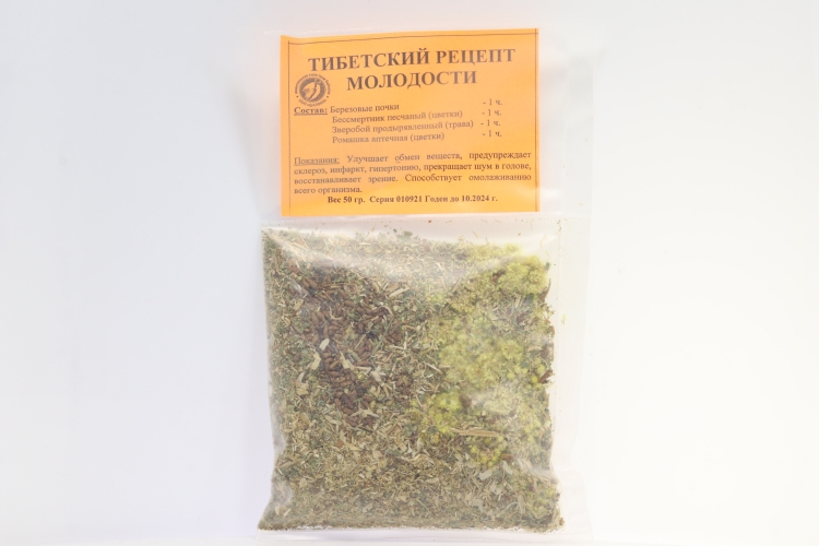 Сбор Тибетский рецепт молодости, 50 г