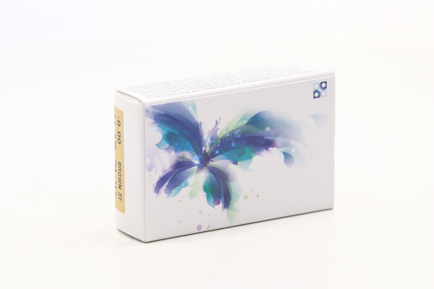 Контактные линзы цветные Офтальмикс Butterfly 1-Color бирюзовый D - 0.00 DIA 14.2, 2 шт