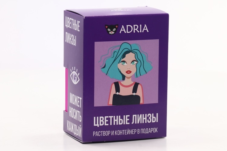 Контактные линзы Adria Glamorous Blue мягкие/квартальные -1.50/14.5/8.6, 2 шт