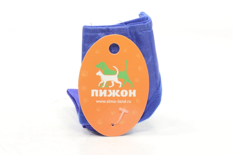 Намордник текстильный, размер 2 (длина по носу 4 см, обхват морды 20 см), микс цветов