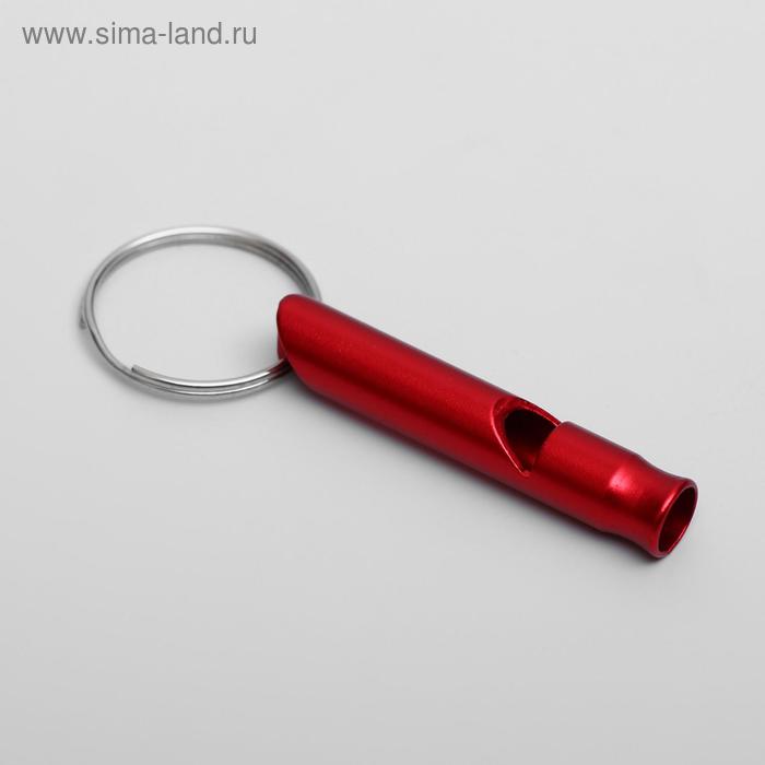 Свисток металлический малый д/собак 4,6х0,8 см микс цветов