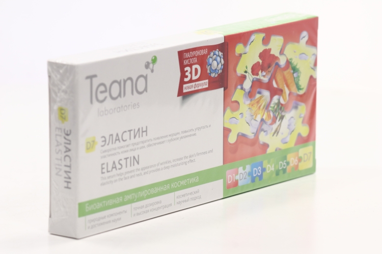 Сыворотка Teana laboratories D7 Эластин д/лица, 2 мл, 10 шт, (1011)