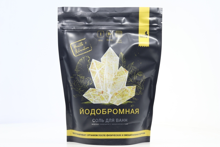 Соль морская Йодобромная природная, 700 г, дой-пак
