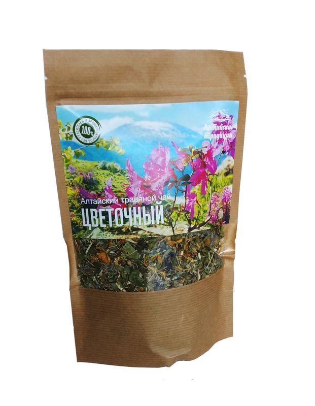 Чай травяной Фито энергия Цветочный, 100 г, крафт-пакет