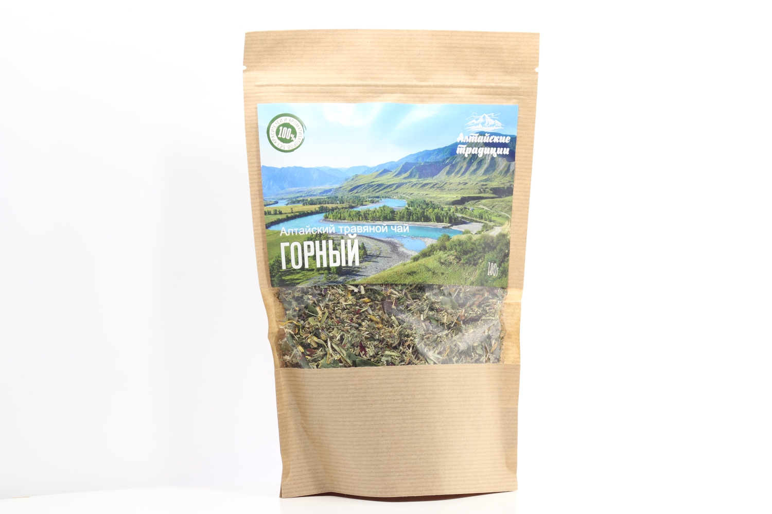 Чай травяной Фито энергия Горный, 100 г, крафт-пакет