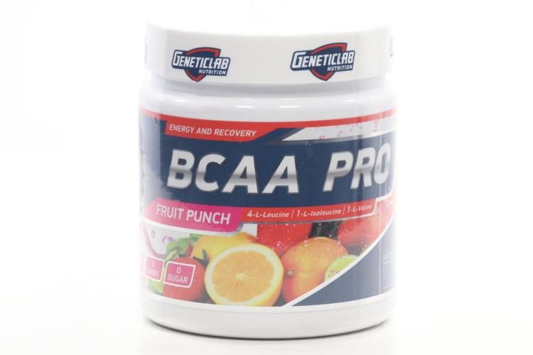 Аминокислота GENETICLAB BCAA Pro фруктовый пунш, 250 г