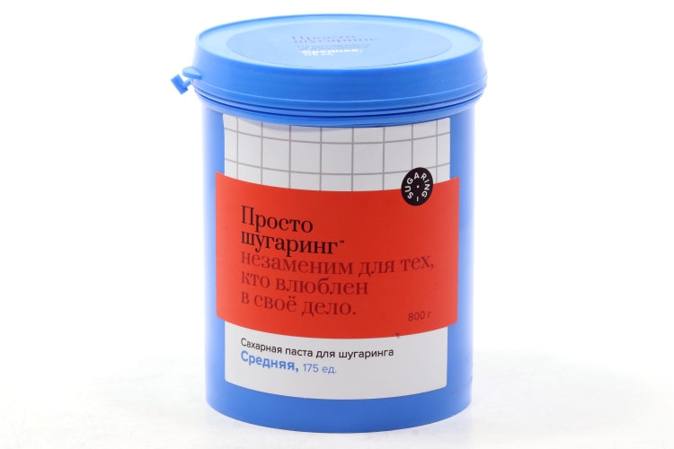 Сахарная паста д/депиляции Просто шугаринг средняя 175 ед, 800 г