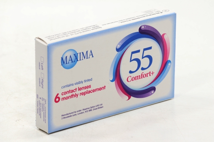 Линзы Максима 55 Комфорт плюс (диоптрия -2,75), 6 шт