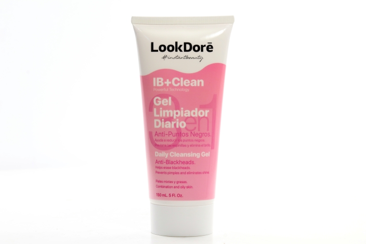 Гель очищающий 3в1 от черн точек Lookdore IB+Clean Daily Cleansing 3in1, 150 мл, (8436550777536)