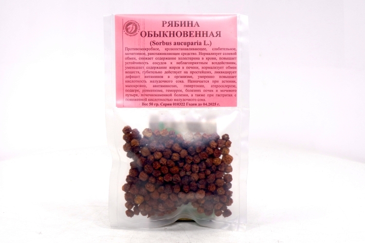 Рябина обыкновенная, 50 г, (4606675006659)