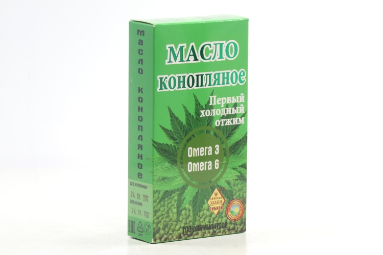 Масло конопляное, 100 мл