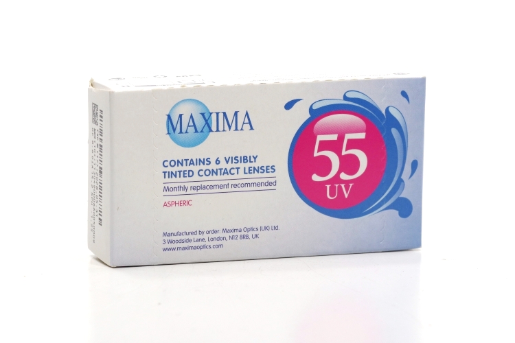 Линзы MAXIMA 55 UV контактные R 8.6 DIA 14.2 (диоптрия -3,0), 6 шт