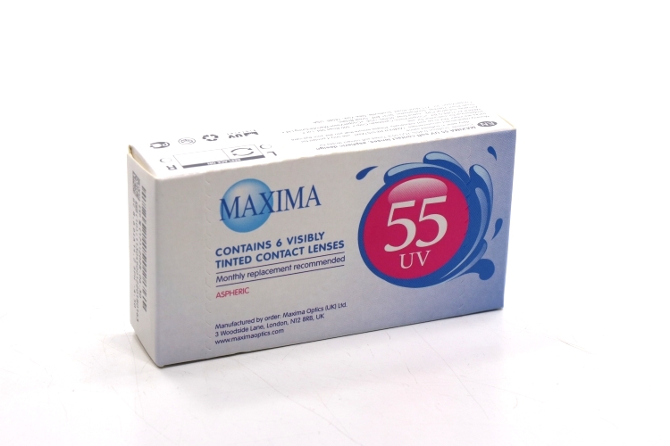 Линзы MAXIMA 55 UV контактные R 8.6 DIA 14.2 (диоптрия -4,5), 6 шт