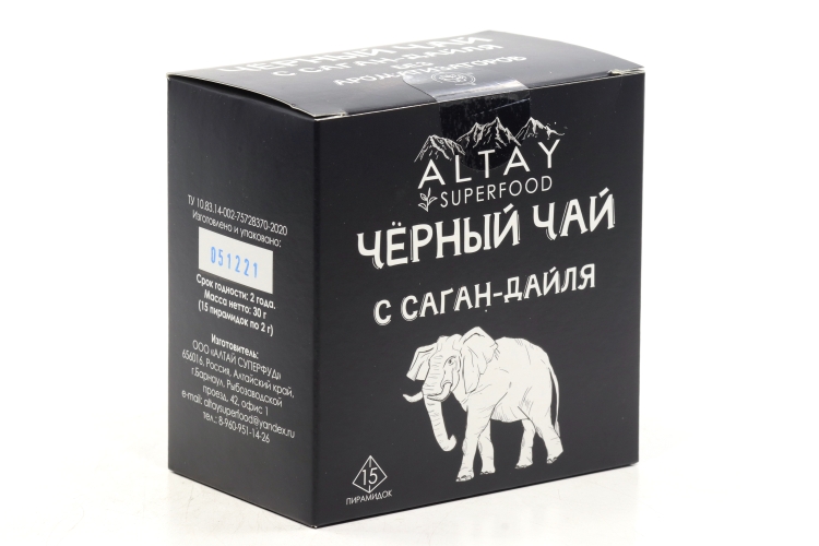 Чай черный с саган-дайля в пирамидках, 30 г