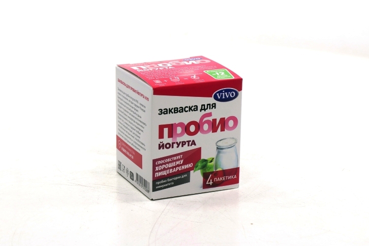 Закваска Виво Пробио йогурт, 0,5 г, 4 шт