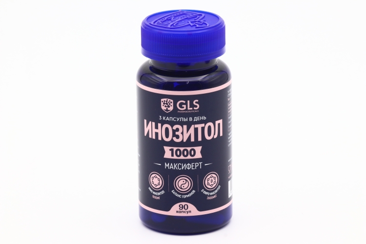 Максиферт Инозитол, 1 000 мг, 90 шт, капсулы GLS